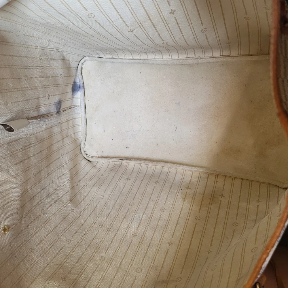 Close out Sale⚠️⚠️⚠️ SALE 💯 XL Louis Vuitton Neverfull GM AZUR - Picture 7 of 14